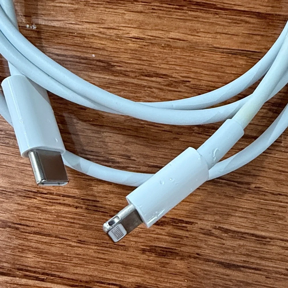 Apple Lightening White Charging Cable 40”